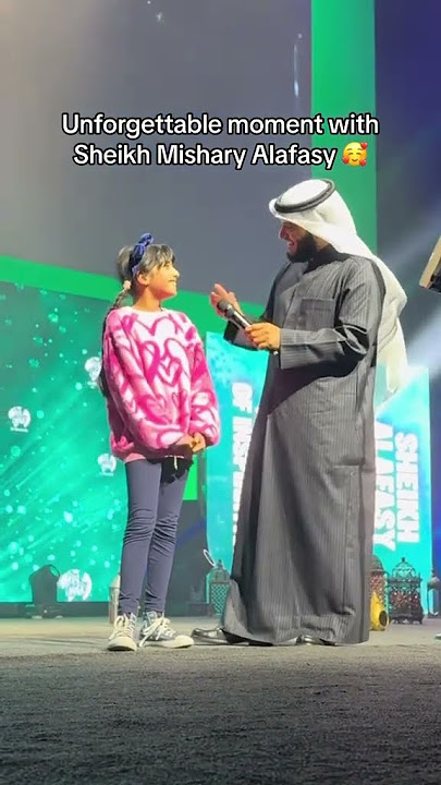 A moment she will remember forever ❤️ #alafasy #misharialafasy #london #misharialafasy #nasheed