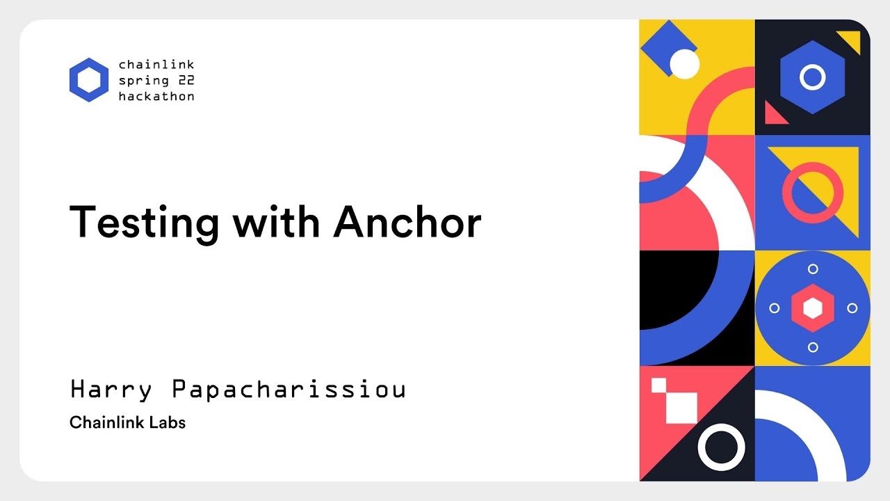 Testing with Anchor