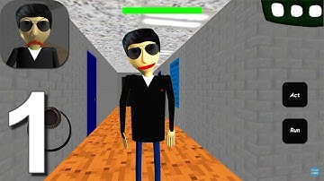 Black Baldis Gangster Teacher - Gameplay Walkthrough Part 1 (Android, iOS)