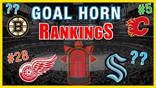 Ranking NHL GOAL HORNS! (202223 Season) @EliteGoalHorns