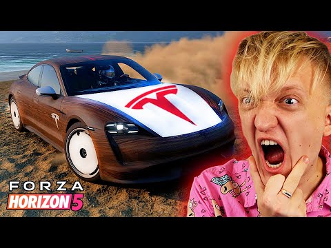 Я НАШЕЛ ТЕСЛУ В ФОРЗЕ И ПОСТАВИЛ АВТОПИЛОТ! TESLA MODEL S PLAID ТАЙКАН ЭДИШЕН В FORZA HORIZON 5