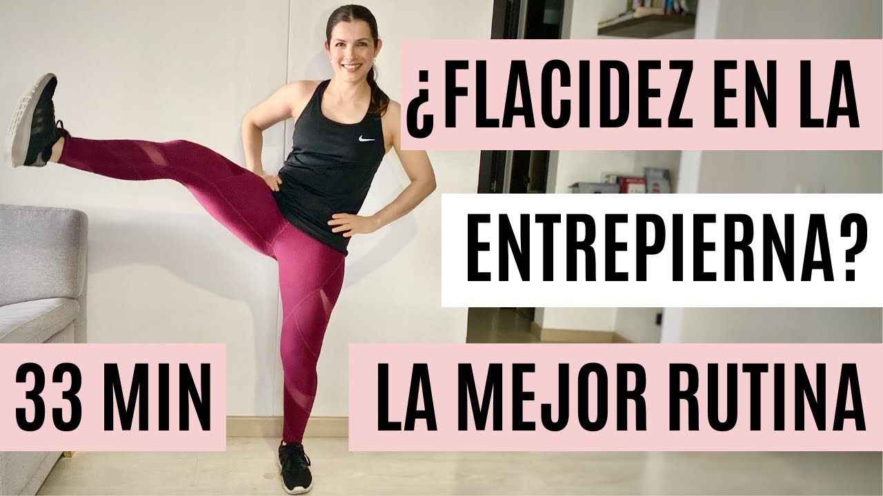 COMBATE la FLACIDEZ de la parte interna de la PIERNA | con CALENTAMIENTO Y ESTIRAMIENTO | 33 minutos