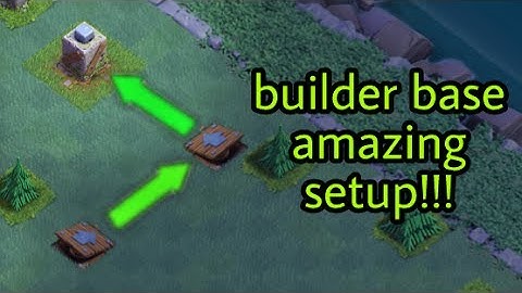Clash Of Clans builder base amazing push trap setup!!!