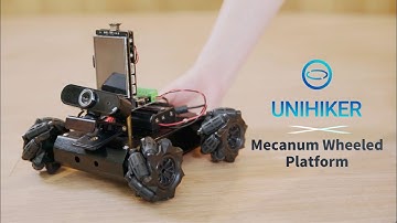 Wireless UNIHIKER, Remote Control a Face Tracking Mecanum Wheeled Platform