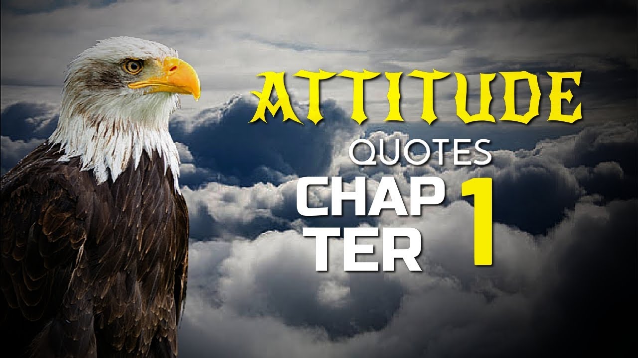 ATTITUDE QUOTES - THE EAGLE QUOTES - MAKE YOURSELF A LEADER WITH YOUR ATTITUDE
