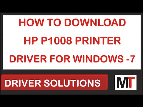 HOW TO DOWNLOAD HP P1008 LASER PRINTER DRIVER FOR WINDOWS OPERATING SYSTEM | MEHUL TECH ADVISOR