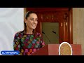 Sheinbaum encabeza conferencia de prensa México-Suiza. 8 de julio de 2026