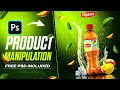 Creative Lipton Product Manipulation Ad Design in Photoshop (+ Free PSD)