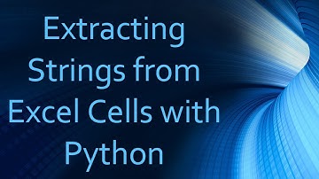 Extracting Strings from Excel Cells with Python