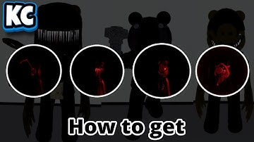 How to get All 4 BADGES in Piggy: The Result of Isolation (RP MODE!) | Roblox