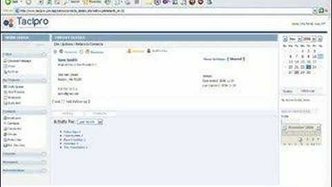 TactPro Preview - AJAX / Web 2.0