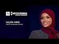 Halima Aden Accepts MPAC Empowering Voices Award 