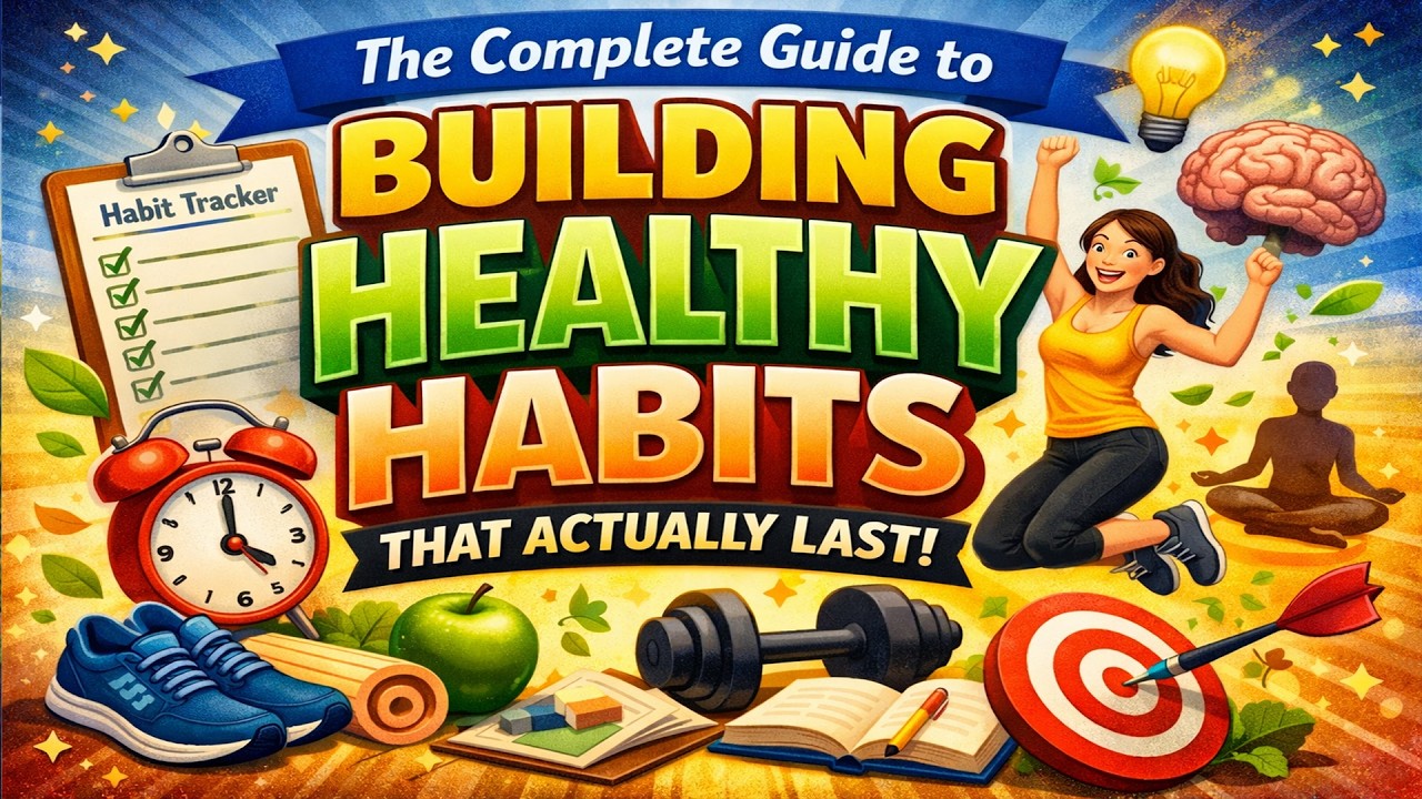 How to Build Healthy Habits That Actually Stick | Complete Guide - YouTube