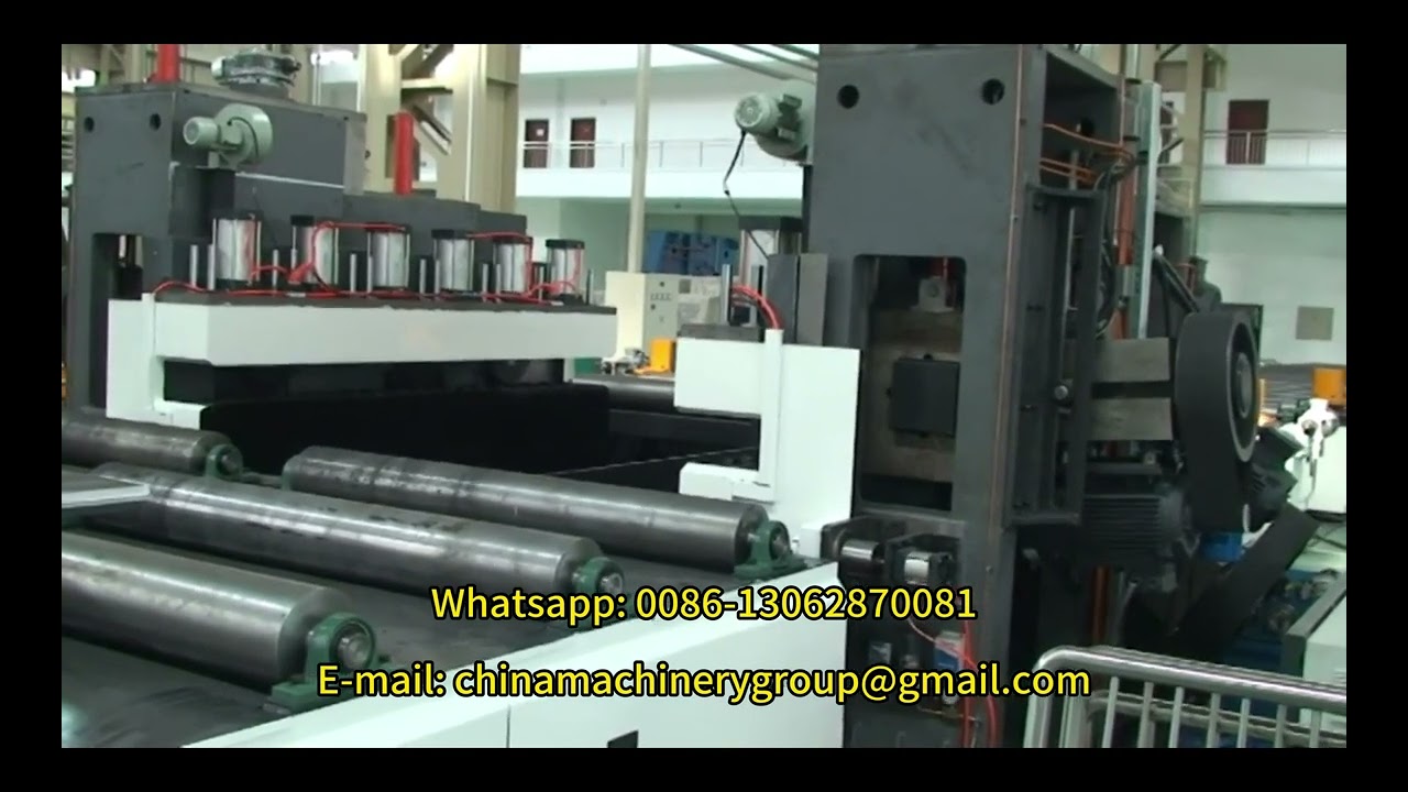 automatic feeding plate beveling machine