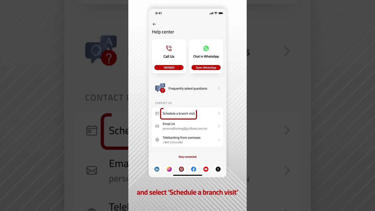 How to book a branch visit appointments