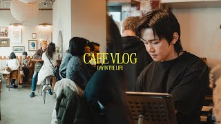 cafe vlog ☕️ day in the life of a barista (12 hour shift, ASMR cafe sounds) by joe lee 22,573 views 3 months ago 7 minutes, 6 seconds