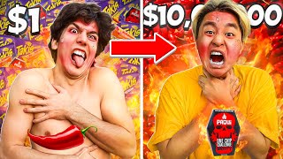 $10,000 Level 1-10 SPICY CHALLENGE *Grand Finale* (One Chip/Lil Nitro) | NichLmao