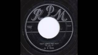 Watch Bb King That Aint The Way To Do It video