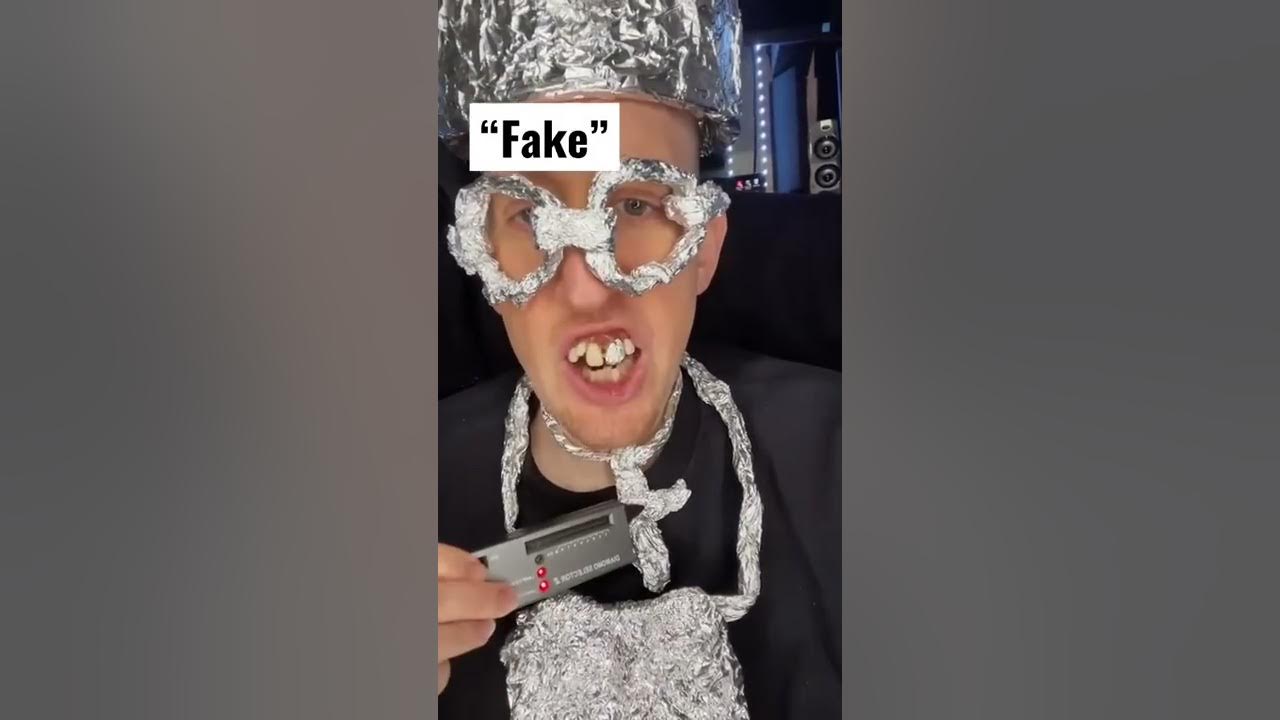 Diamond testing my aluminum foil