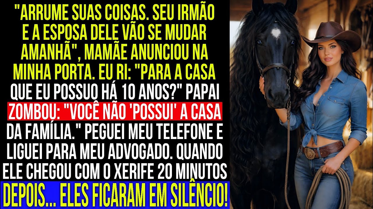 Meus pais deram minha casa para meu irmão — eles se esqueceram de que ela me pertence por direito.