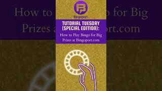 Bingoport's Tutorial Tuesday (Special Edition): How to Play for Big Prizes at Bingoport.com