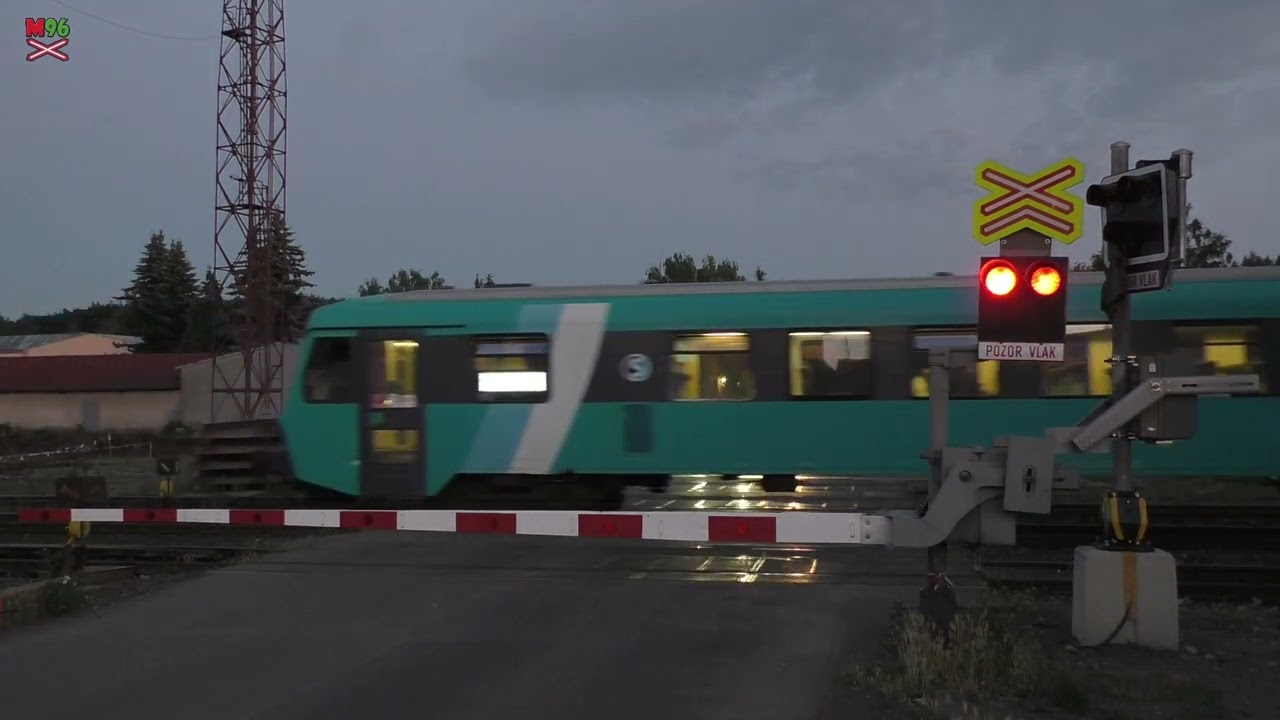 Železniční přejezd Kladno #1 [P25] - 25.6.2023 / Czech railroad crossing