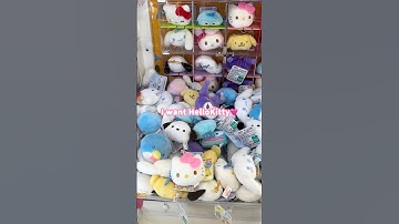【Japanese claw machine🇯🇵】I want Hello Kitty🎀 #shorts #sanrio #hellokitty #clawmachine