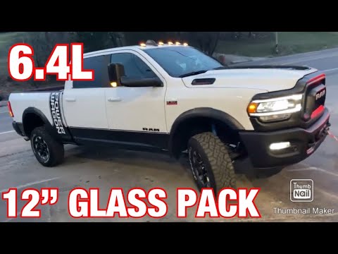 2019-dodge-ram-power-wagon-6.4l-hemi-exhaust-w/-12"-glass-pack!!!