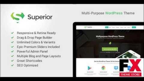 Preview Superior - Responsive MultiPurpose WordPress Theme T