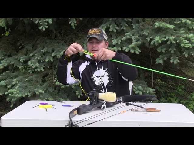 How To Tie On A Bowfishing Arrow 