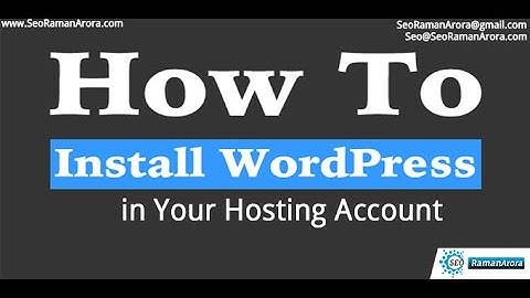 How To Install Wordpress in Your Hosting Account | Domain Configuration | Seo Tips and Tricks