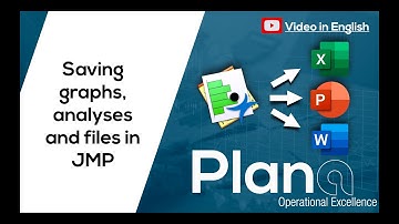 How to save graphs, analyses and files in JMP