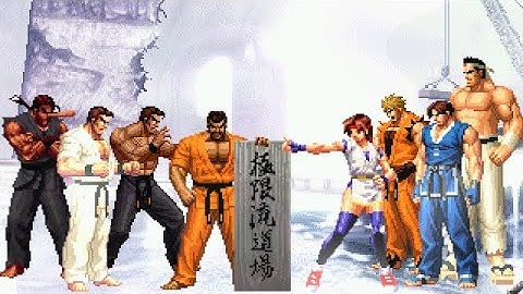 [KOF Mugen] Memorial | Karate Master Takuma Team vs Disciples from Judo, Karate & Taekwondo [ 4vs4 ]