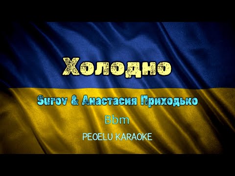 Холодно - Surov & Анастасия Приходько (karaoke video)