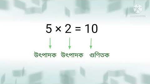 উৎপাদক আৰু গুণিতক (Factor & Multiple),ষষ্ঠ শ্ৰেণী