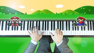 Super Mario Kart — Mario Circuit (piano)
Musique tirée du jeu Super Mario Kart, développé et édité par Nintendo, sorti sur Super Nintendo en 1992.
Compositrice : Soyo OKA
Vidéo enregistrée le 19 novembre 2020.
Partitions disponibles à ces adresses :
- Mario Circuit
https://drive.google.com/file/d/13dJd00PK-XvHpoHIUMx4JLb81BGhRTPk/view?usp=sharing
- Start Race
https://drive.google.com/file/d/1e90ItN89rbQ5i0OcVfhI2KHeieU5ScWb/view?usp=sharing
Fichier midi ici :
https://drive.google.com/file/d/1uFooMW7dgxbRsjqJGjtInn-YX6R-K3u6/view?usp=sharing Super Mario Kart — Mario Circuit (piano)