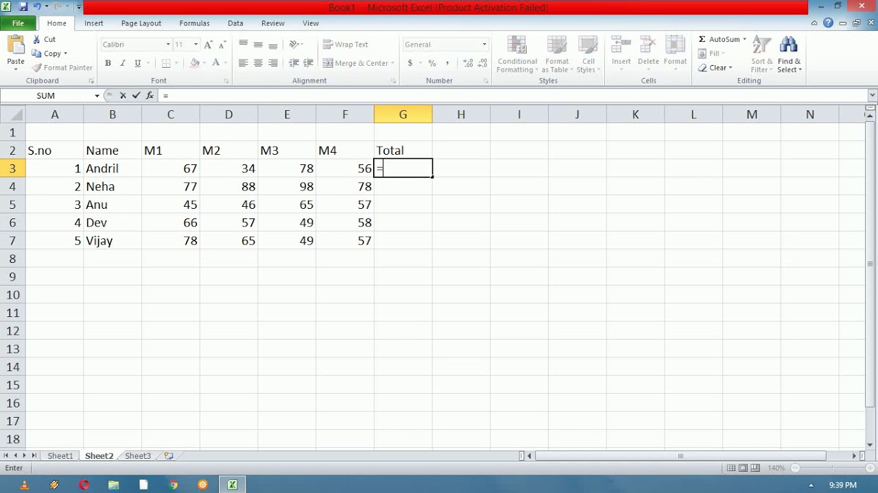 how-to-add-numbers-in-excel-youtube