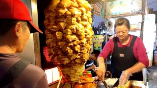 熱賣24年的沙威瑪，40元一大份，剛擺攤就一堆人潮│台灣街頭美食【百哥食記】