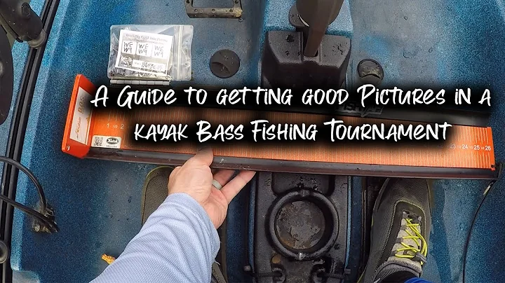 Kayak Bass Fishing Tournament, Guide To Taking A Good Picture, You don't want to screw up this part