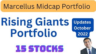 Marcellus Rising Giants Portfolio - Saurabh Mukherjea Midcap Portfolio - Updated October 2022**
