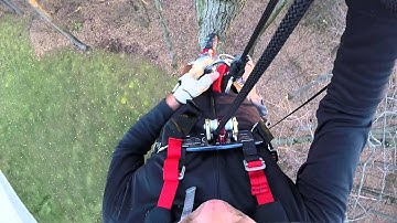 Caving - Single Rope Technique (SRT) Practice, Tree Climbing  - November 8, 2015