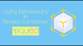 Using 'behaviours' in Reality Composer: Augmented Reality in Education