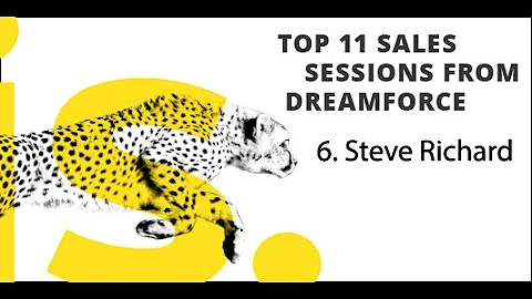 6 Steve Richard - Top 11 Sales Sessions From Dream...
