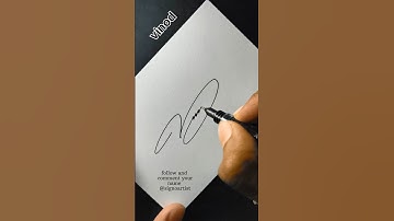 vinod name signature style #signature #signoartist