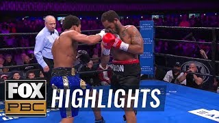 Money Powell Knocks Down Javier Frazier In The 3Rd Round Highlights Pbc On Fox