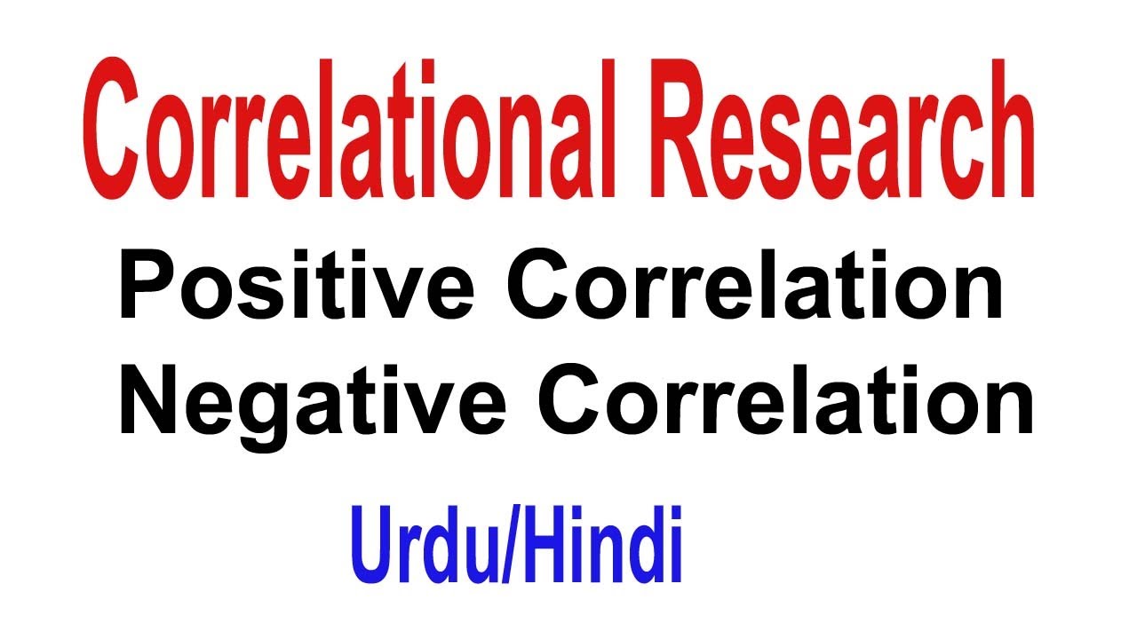 Correlational Research | What is Correlation | Positive and Negative ...