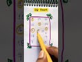 Draw a checkered path with number 1 to 10 #drawing#line#shorts#maths#quiz#funny#games