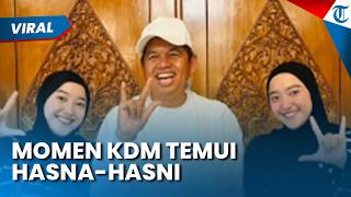 MOMEN DEDI MULYADI TEMUI HASNA-HASNI! Gadis Kembar Tunarungu Viral Asal Bandung