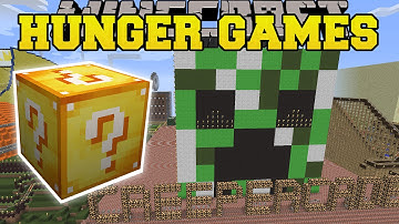 Minecraft: NOTCH LAND HUNGER GAMES - Lucky Block Mod - Modded Mini-Game