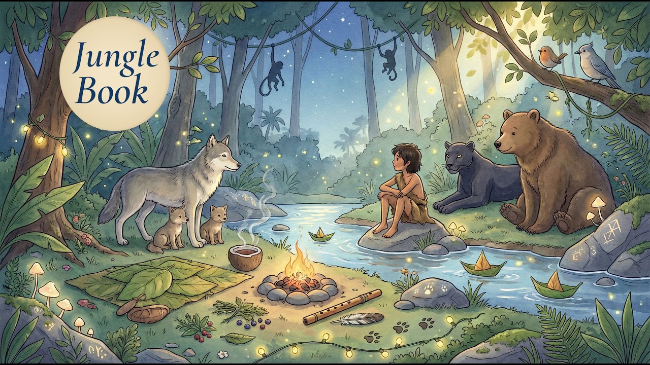 Shadows of the Jungle - Calm Classical Music for Late-night Focus, Reading & Relaxing | 1 Hour